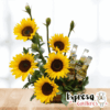 Arreglo con Girasoles, Rosas y Cervezas