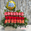 Arreglo Floral con Rosas Rojas, Amarillas y Rosadas